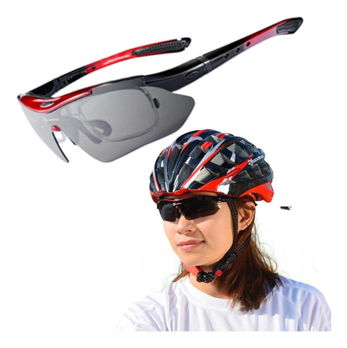 Lentes Sport Deportivos Ciclismo Polarizado 4 En 1!!!