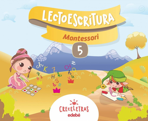 Libro Cuaderno Lectorescritura 5 Pauta Montessori - 