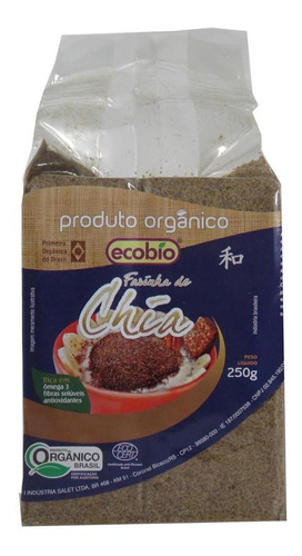 Farinha De Chia Integral Orgânica 250g - Ecobio