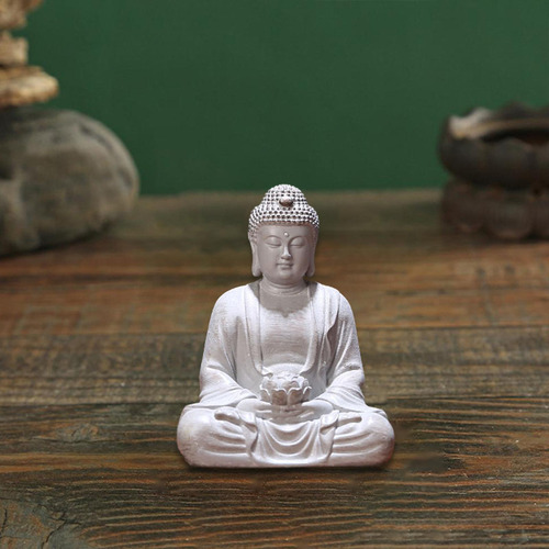 6 Estátua De Buda De Lótus, Decoração De Mesa, Pequeno