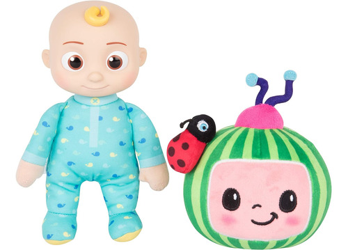 Cocomelon Jj Melon 8 Plush Toys, 2 -pack - Super Soft Adorab