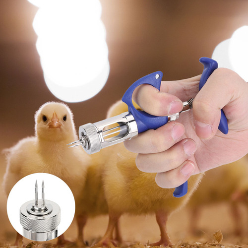 Vacuna Con Jeringa De Pollo Animal De 5 Ml Para Inmunización