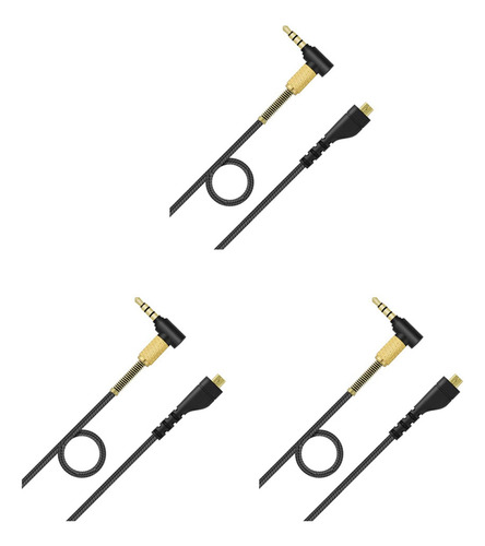 Cable De Auriculares De Audio De Repuesto Crystally-3x Para