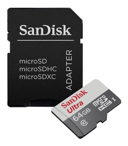 Cartão Micro Sd Sandisk Original 64gb Ultra Classe 10