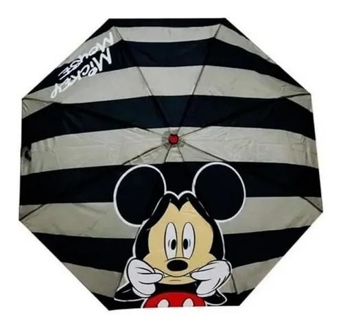 Sombrilla Mickey O Minnie De Bolso Manual Original