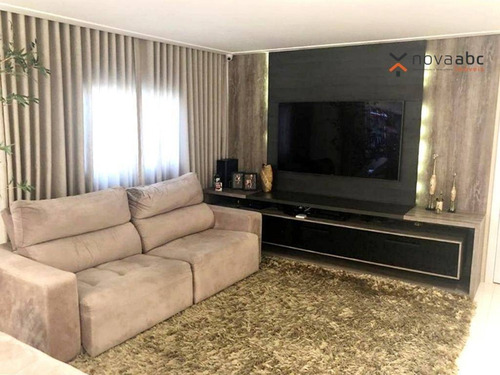 Apartamento Alto Padrão Em Condomínio Resort, Com 3 Suítes À Venda, 177 M² Por R$ 1.950.000 - Campestre - Santo André/sp - Ap1551