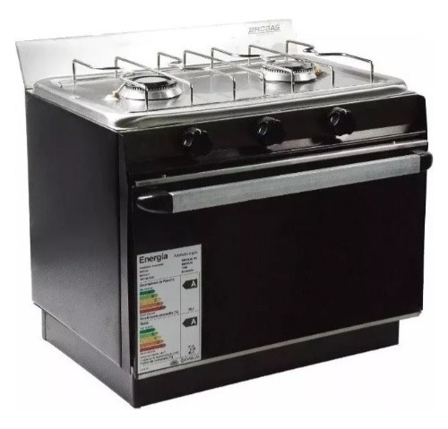 Cocina Brogas Gas Envasado Con Horno 2 Hornallas