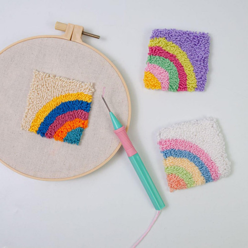 4 Punzón Aguja Herramienta Bordado Punzón Pin Diy