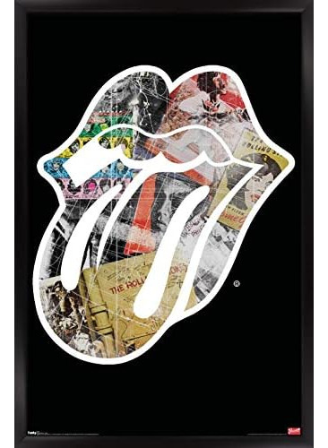 Rolling Stones - Logo Wall Poster, 14.725  X 22.375 , B...