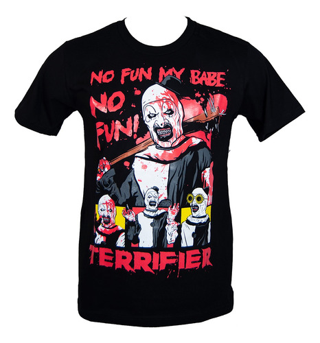 Remera Algodon Terrifier Art Payaso Asesino Terror