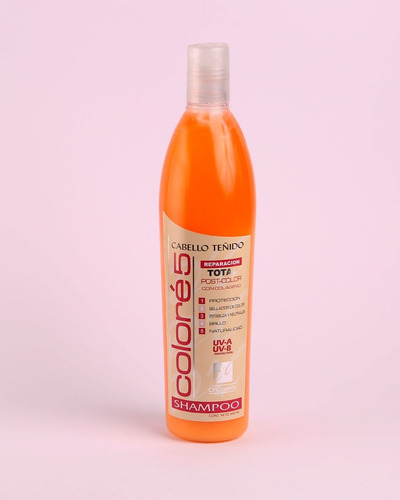 Shampoo Para Cabello Teñido Colores5 Reparacion Total 500ml