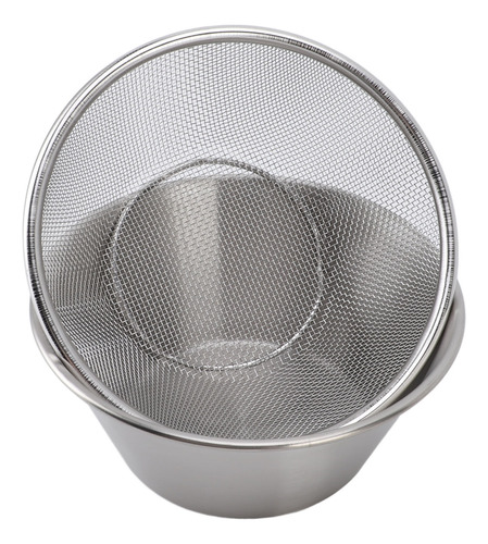 Colander Bowl De Acero Inoxidable 304 Para Mezclar, Portátil