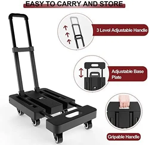 Carro Plegable Trasteo Mudanza Oficina Bar Restaurante Hogar
