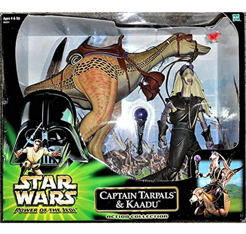 Set De Figuras De Star Wars: Capitán Tarpals Y Kaadu