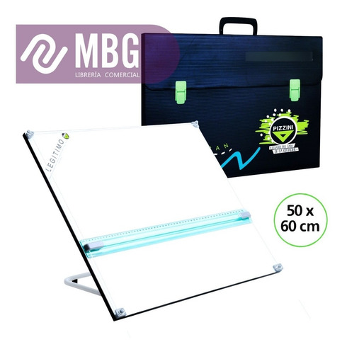 Imagen 3 de 9 de Tablero Dibujo Pizzini 50x60 6 Posicionesc/atril +productos