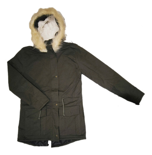 Parka Para Hombre Gabardina Con Peluche Imperdibles
