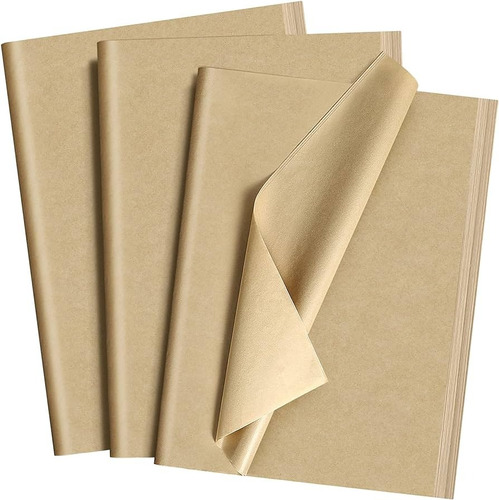 Pack 10 Pliegos Papel Seda Café Claro Nacarado 50.8x66cm