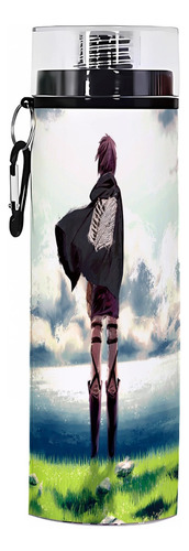 Termo Cilindro Attack On Titan Botella 750ml Modelo 1