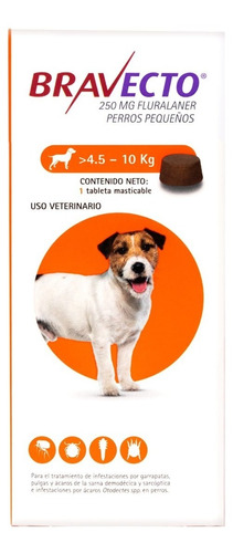 Bravecto Perro De 4,5 Kg - 10 Kg