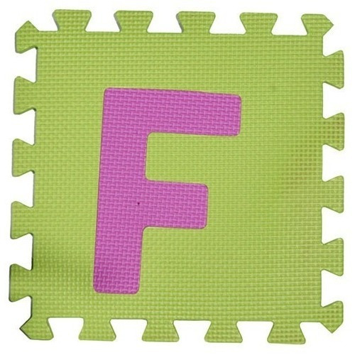 Alfombra Puzzle Goma Eva Letras 10 Piezas Infantil