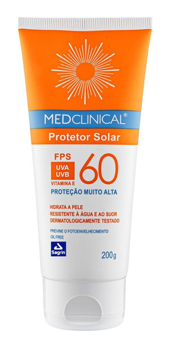 Protector Solar Medclinical Fps 60 200 G
