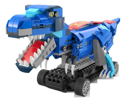 Yerloa Juguete De Dinosaurio A Control Remoto Para Niños Color Azul