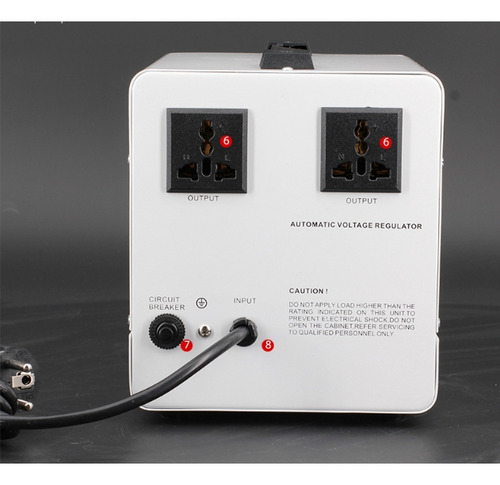 Regulador Estabilizador De Voltaje 1000va 220vac Avr Rele
