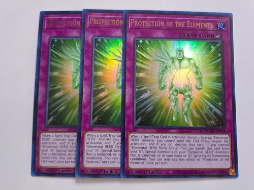 Protection Of The Elements X3 Blmr-en038 Ultra Rare Yugioh 