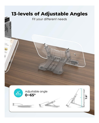 Soporte Acrílico Para Leer, Soporte Para Libros De Cocina, Á