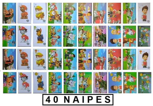 Imagen 4 de 9 de Juego De Cartas Naipes Infantil Pack X 50 Mazos Diverti Toys