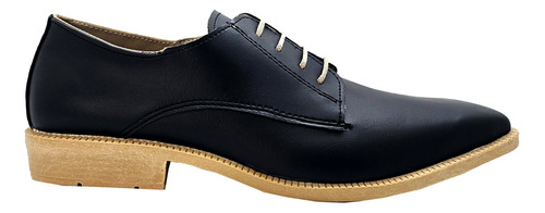 Zapato Hombre Acordonado S/cuero Vestir Casual