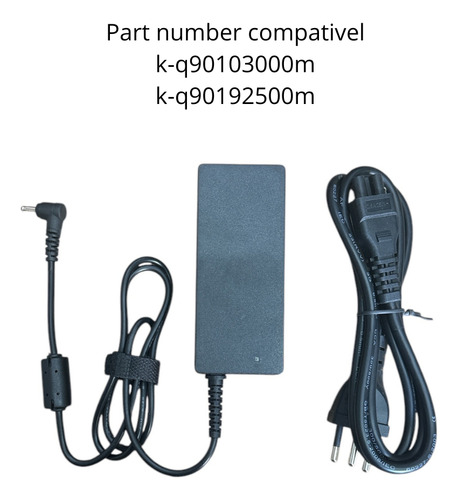 Fonte 19v Compativel Notebook Ultra Ub433 Modelo Ml-sh1h