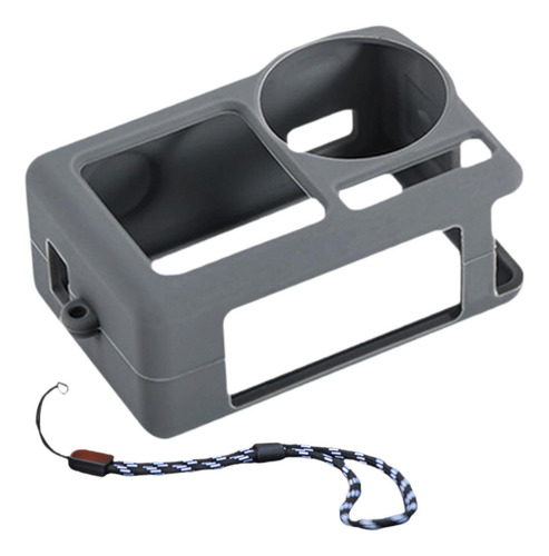Caja De La Cámara, Cubierta De Silicona Con Protector Gris