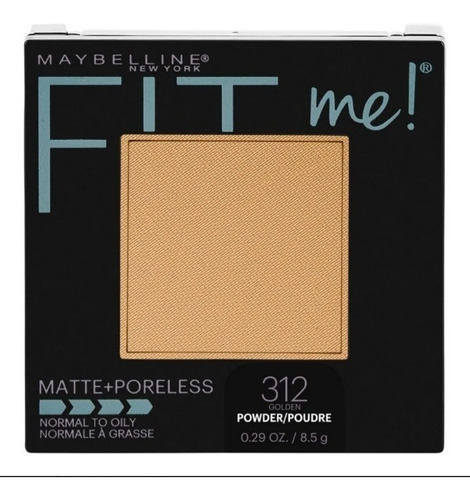 Polvo Compacto Maybelline Fit Me Matte+ Poreless 312 Golden