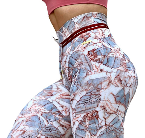 Imagem 2 de 7 de Calça De Musculação Feminina Legging Fit Empina Bumbum 916