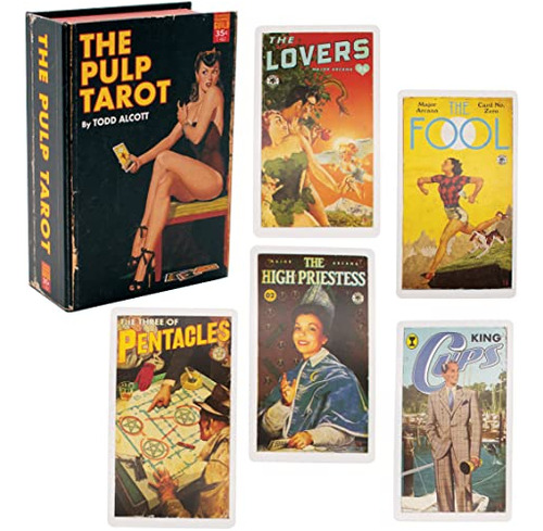 Mazo De Cartas Del Tarot Temático De Revistas Pulp