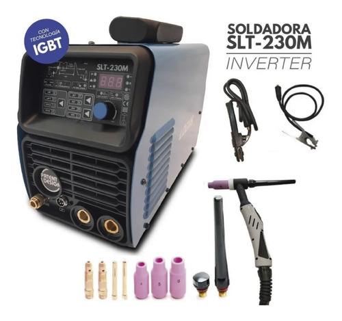 Imagen 1 de 8 de Soldadora Slt-230m Ac/dc - Tig - Pulso - Alta Frecuencia