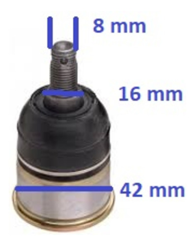 Rotula Susp. Inferior Aplicable A Honda Accord 90 Al 02 42mm