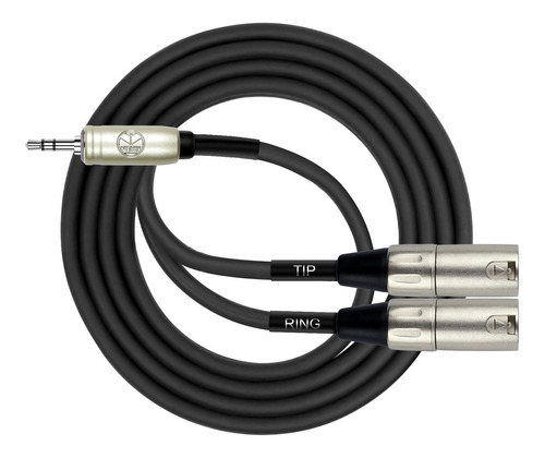 Y-370pr-1.5 Cable Y Miniplug-2xlr Macho 1.5m Nickel Plated