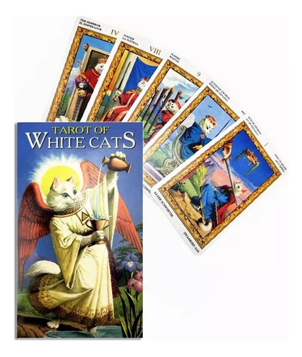 Tarot Of White Cats, Rider White, Tarot De Gatos, Español