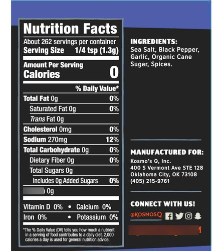 Mezcla Dulce Y Salada Para Barbacoa 453 G Condimento Carne