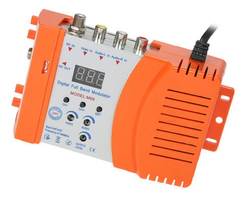Modulador De Señal Compacto Rf Audio Video Tv Amplificador A