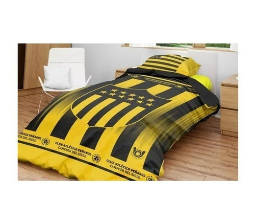 Acolchado Peñarol 1 Plaza King