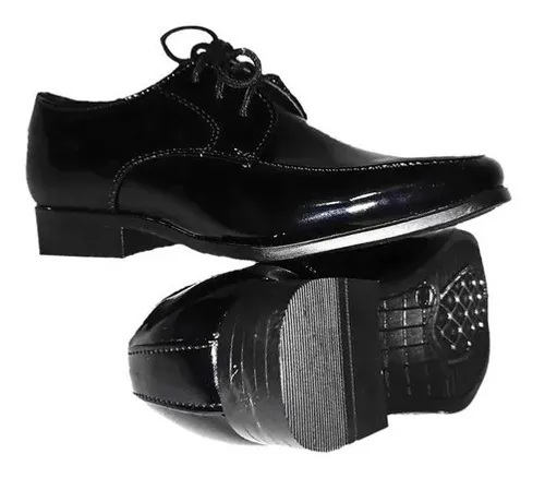Zapatos Negros De Vestir Formal Elegante Para Ni os kortes