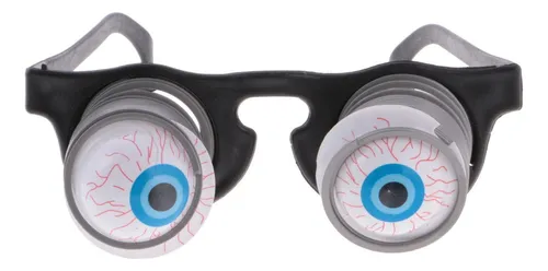 Lentes de broma con ojos sales