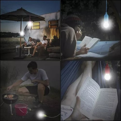 Lampara Led A Pilas - Ideal Apagón Roperos Fiestas Y Camping