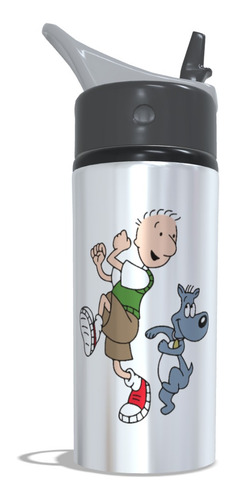 Squeeze Alumínio Doug Funnie 600ml Personalizado Doug E Costelinha - 03