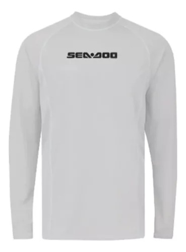 Camisa Lycra Seadoo Longa Branca Gg Sea-doo 4546571201