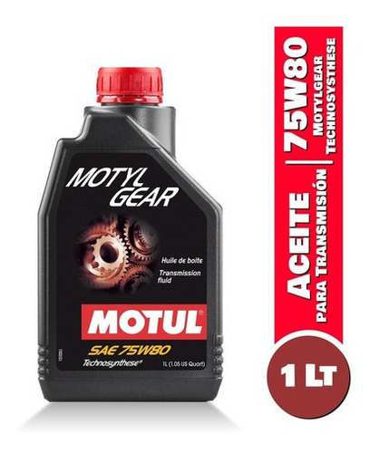 Aceite Para Transmisión Motylgear 75w80 Motul 1lt