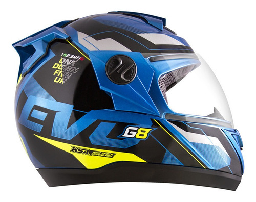 Casco Moto Integral Pro Tork Evolution G8 Evo Certificado